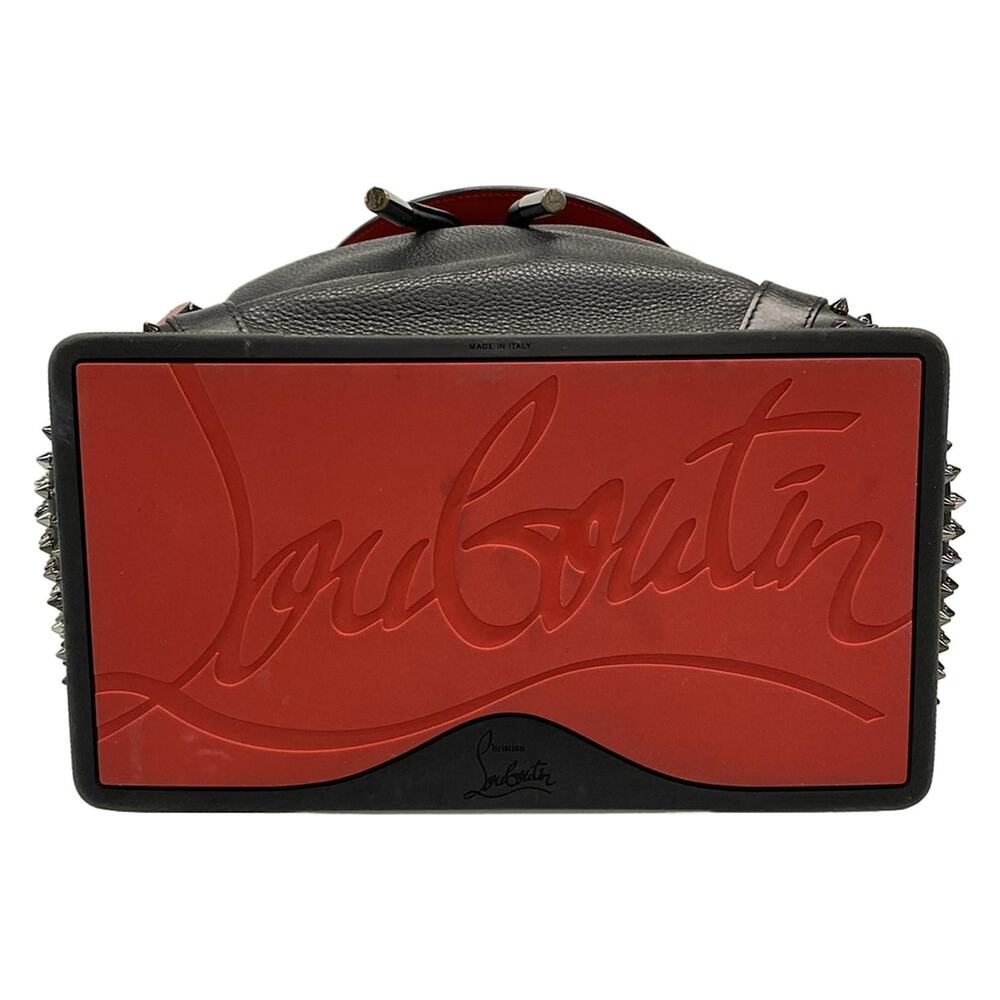 Christian Louboutin Explorer Funk Backpack Backpack Black Red Leather Rubber - Picture 5 of 15